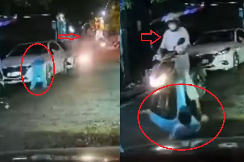 Con trai chay sang duong bi xe dam, nguoi me phan ung bat ngo