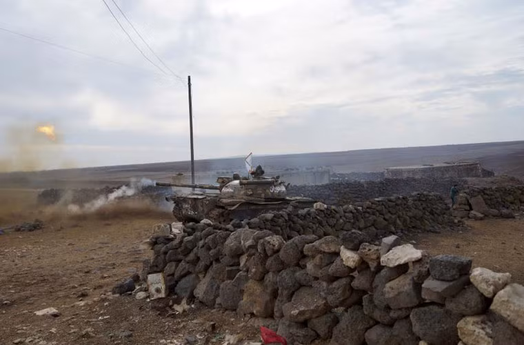 Khu vực FSA giao tranh với quân chính phủ ở thị trấn Madaya.