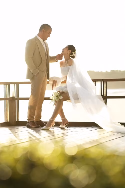 Trước thềm hôn lễ, nàng hậu liên tục tung ảnh cưới. Ảnh: FB Khánh Vân.