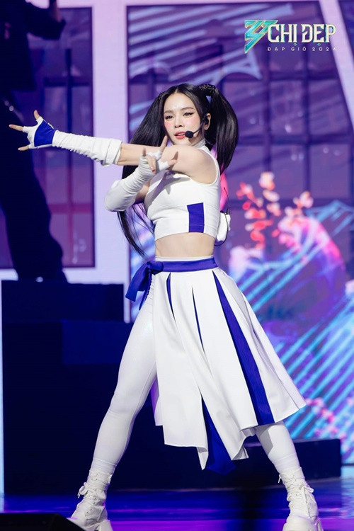 Năm 2024, Mie tích cực làm DJ, tham gia chương trình truyền hình. Cô góp mặt trong Sao nhập ngũ, Chị đẹp đạp gió. Ảnh: FB Mie.