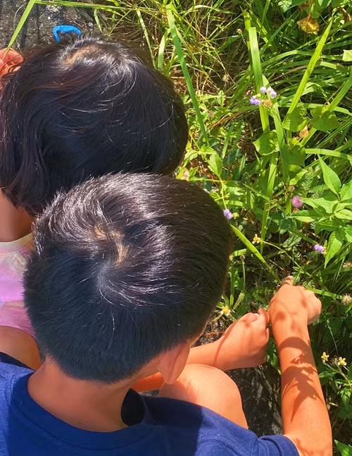 Nữ người mẫu nổi tiếng một thời không đăng ảnh cận mặt các con. Tháng 11/2024, lần hiếm hoi khoe con, Huỳnh Thanh Tuyền chia sẻ: “Khánh tuy hay trêu Hà nhưng là người anh rất mực thương yêu và bảo vệ em. Lúc nãy, Khánh trêu em đến phát khóc. Lần này, mẹ phát cáu thật sự. Mẹ vừa dọa, vừa đi tới gần định phát mông Khánh cho chừa. Trong khi đó, Khánh cứ chạy quanh bàn khiến mẹ không tài nào bắt được; chân thì chạy nhưng miệng không ngớt xin lỗi mẹ và em". Ảnh: FB Huỳnh Thanh Tuyền.