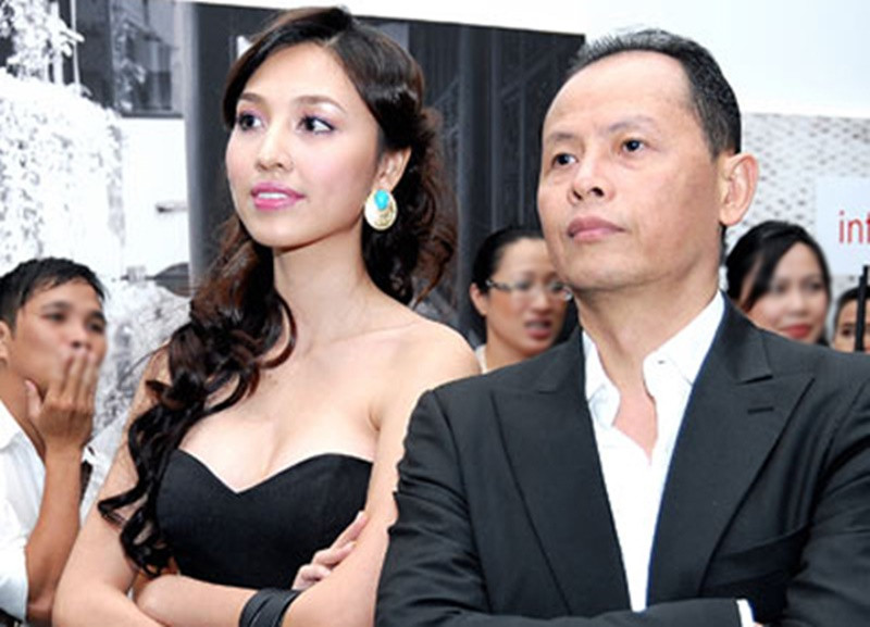 Chồng Huỳnh Thanh Tuyền lớn hơn người đẹp 27 tuổi. Ảnh: Gia Đình Xã Hội.