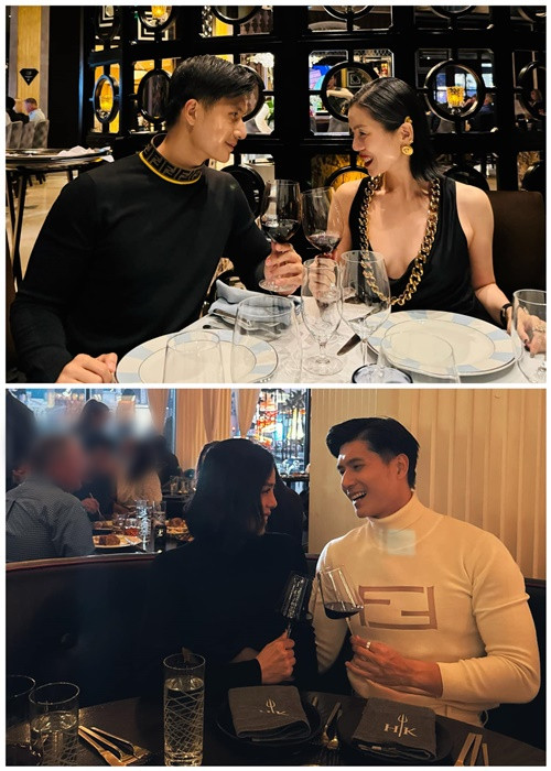 Lệ Quyên chia sẻ, cô và người yêu cùng nhau làm việc, cùng nhau hưởng thụ và chia sẻ mọi thứ. Ảnh: FB Lâm Bảo Châu.