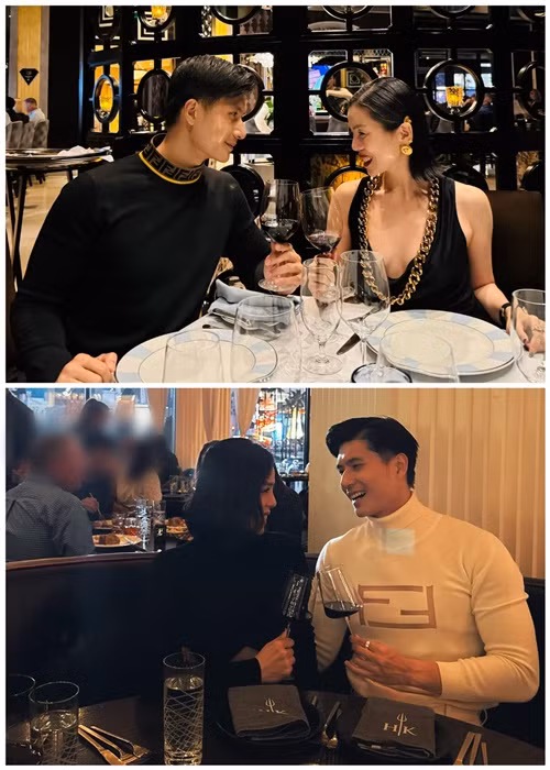 Lệ Quyên chia sẻ, cô và người yêu cùng nhau làm việc, cùng nhau hưởng thụ và chia sẻ mọi thứ. Ảnh: FB Lâm Bảo Châu.