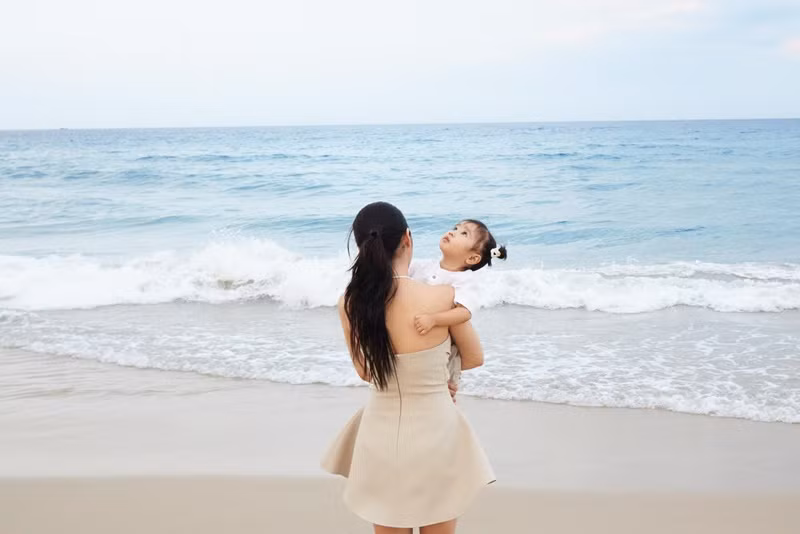 Bảo Anh vẫn giữ kín danh tính bố của con gái. Ảnh: FB Bảo Anh.