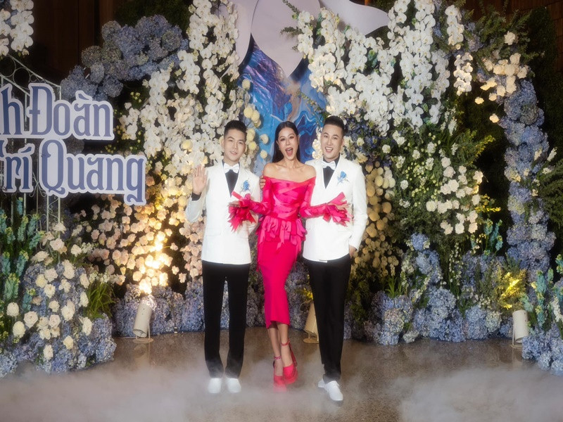 Nam Thư vui mừng xuất hiện trong đám cưới của Thanh Đoàn - Hà Trí Quang vào tháng 11/2024.