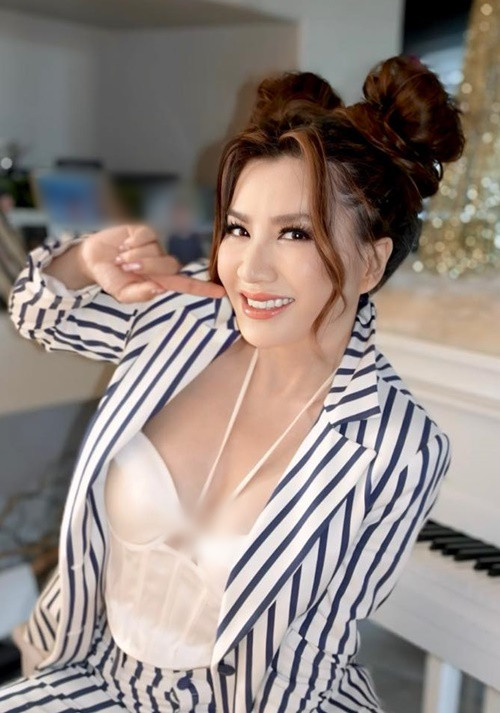 Trizzie Phương Trinh còn thay đổi kiểu tóc để "ăn gian" tuổi.