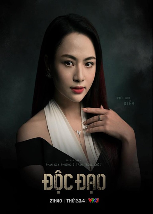 Cũng đóng Độc đạo, Việt Hoa đang lọt top 10 đề cử Diễn viên nữ ấn tượng tại VTV Awards 2024. Ảnh: Dân Việt.