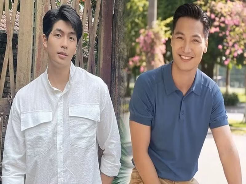 Quốc Anh đóng vai Lâm thời trẻ, Mạnh Trường vào vai Lâm khi trưởng thành trong Chúng ta của 8 năm sau. Cả hai lọt top 10 đề cử Diễn viên nam ấn tượng tại VTV Awards 2024. Ảnh: Phụ Nữ Số.