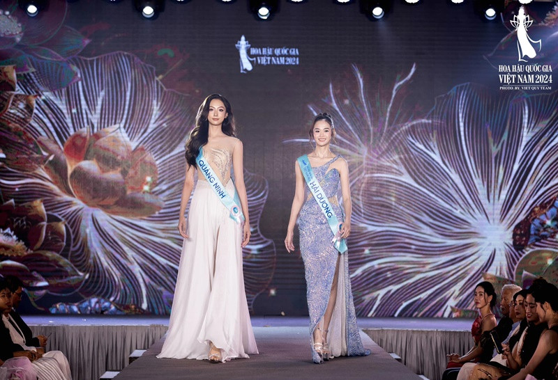 Với chiều cao 1m83, kinh nghiệm thi nhan sắc, Mỹ Ngân được nhiều người kỳ vọng sẽ tiến sâu. Ảnh: FB Mỹ Ngân.