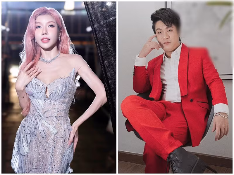 Mới đây, nhà sản xuất âm nhạc Nemo Trần bức xúc tố Trang Pháp sử dụng 80% beat của anh trong bài Bê tráp mà không xin phép, tự ý cắt bỏ câu hashtag của anh. Nhanh chóng, Trang Pháp phản hồi. Ảnh: FB Nemo, Trang Pháp.