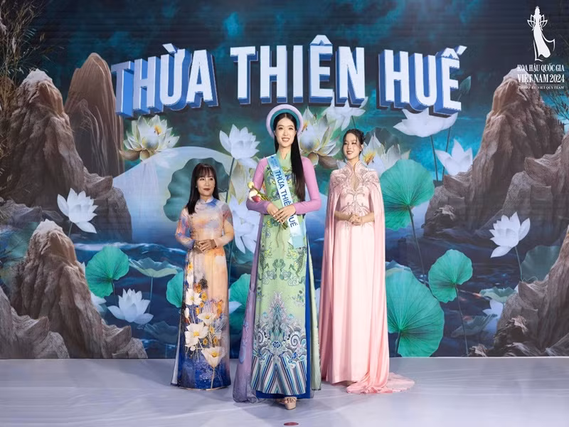 Yến Nhi sở hữu chiều cao 1m80, đôi chân dài 1m2, số đo 3 vòng 80 – 62 – 91 cm. Ảnh: Fanpage Hoa hậu Quốc gia Việt Nam.