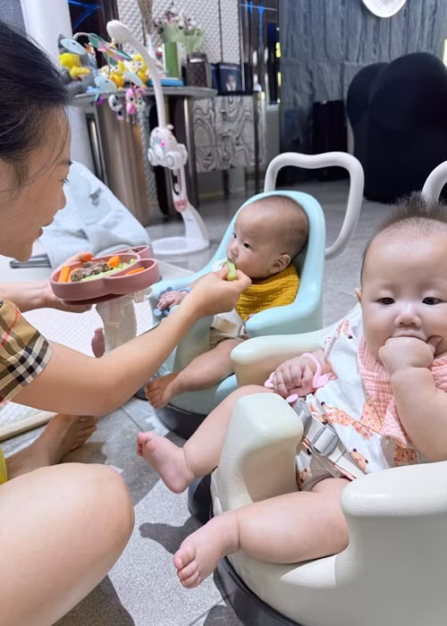 Phương Oanh cho biết, các con là động lực để cô thi đấu. Ảnh: FB Phương Oanh.