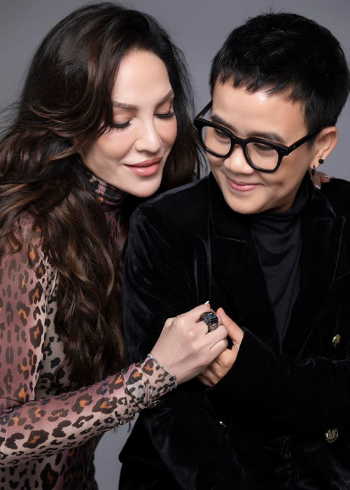 Ở bên Thanh Hà, Phương Uyên tìm được sự bình yên sau những sóng gió cuộc đời. Ảnh: FB Phương Uyên.