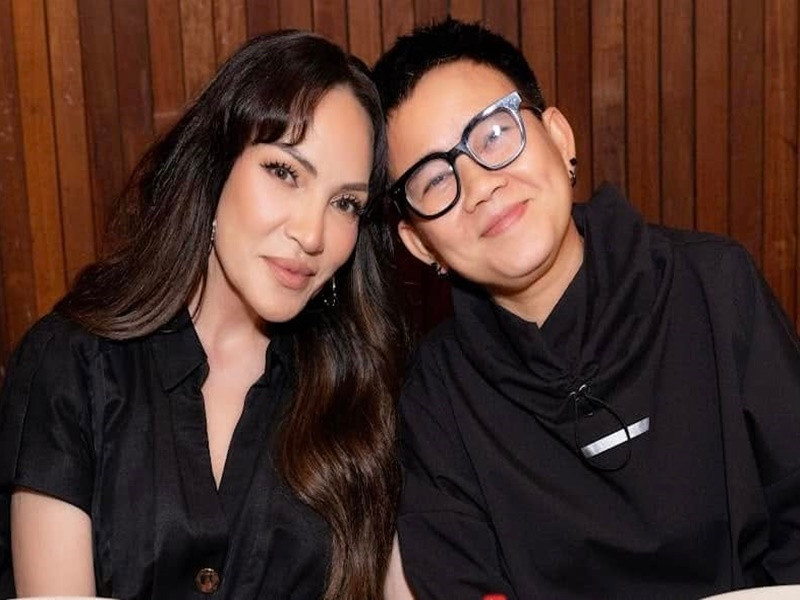 Phương Uyên chia sẻ trên Pháp Luật TP HCM, cô và Thanh Hà cảm thấy phải sống tốt hơn bởi được nhiều người ủng hộ chuyện tình cảm. Ảnh: FB Phương Uyên.