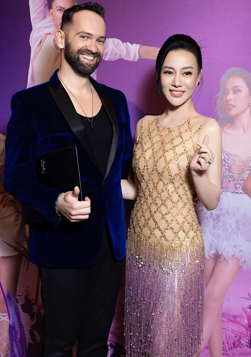 Bạn nhảy của diễn viên Phương Oanh hiện tại là nam vũ công Daniel Denev. Ảnh: FB Daniel Denev.