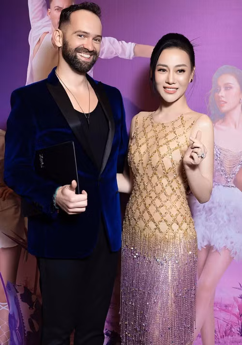 Bạn nhảy của diễn viên Phương Oanh hiện tại là nam vũ công Daniel Denev. Ảnh: FB Daniel Denev.
