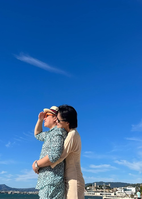 Sau hôn lễ, Tuyết Lan tận hưởng cuộc sống vợ chồng hạnh phúc. Ảnh: FB Tuyết Lan.