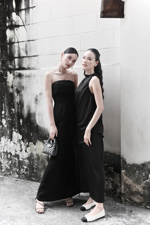 Tuyết Lan - Lê Thúy hoạt động trong làng thời trang nhiều năm qua và giữ được tình bạn đẹp. Ảnh: FB Tuyết Lan.