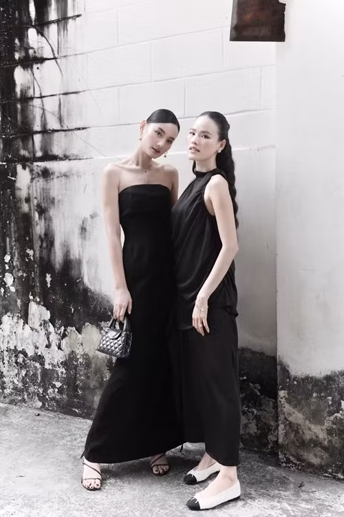 Tuyết Lan - Lê Thúy hoạt động trong làng thời trang nhiều năm qua và giữ được tình bạn đẹp. Ảnh: FB Tuyết Lan.