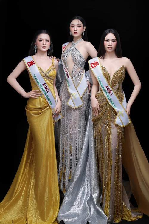 Hải Lam vượt mặt 24 người đẹp trong chung kết Hoa khôi Đại học Nam Cần Thơ 2024. Ảnh: FB Hải Lam.