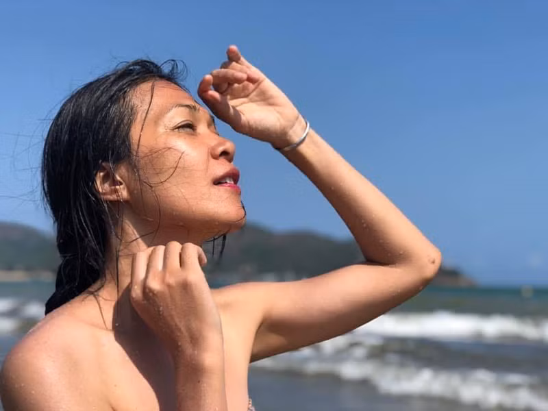 Nữ diễn viên có lợi thế ngoại hình khi hoạt động trong showbiz.