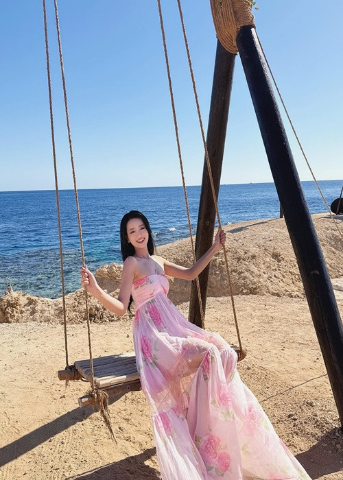 Mới đây, Khánh Linh tiết lộ về phần thi phỏng vấn kín với ban giám khảo. Ảnh: FB Bùi Khánh Linh.