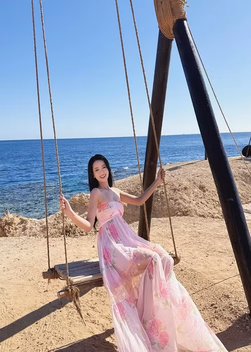 Mới đây, Khánh Linh tiết lộ về phần thi phỏng vấn kín với ban giám khảo. Ảnh: FB Bùi Khánh Linh.