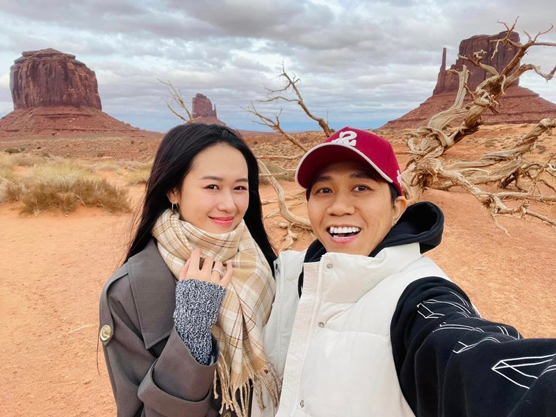 Đôi vợ chồng son du lịch Mỹ sau 1 tháng làm đám cưới.