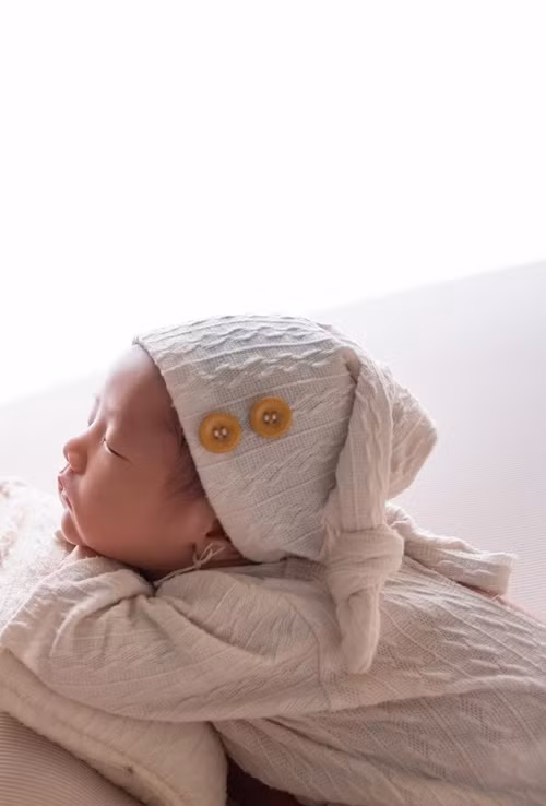 Bé Dustin chụp ảnh khi được 12 ngày tuổi. Ảnh: FB Tăng Khánh Chi.