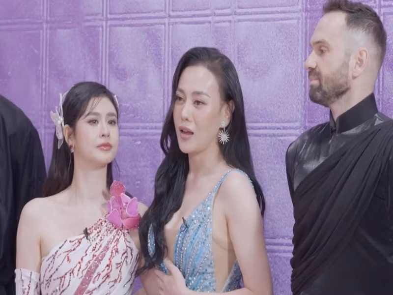 Trong tập 4 Bước nhảy hoàn vũ 2024, Trương Quỳnh Anh (trái) tuyên bố rút lui vì lý do sức khỏe. Ảnh: Znews.