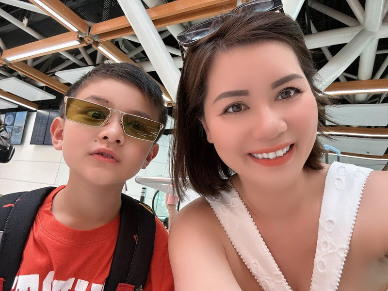 Vợ cũ Đan Trường ngày càng trẻ trung, gợi cảm. Ảnh: FB Thủy Tiên.