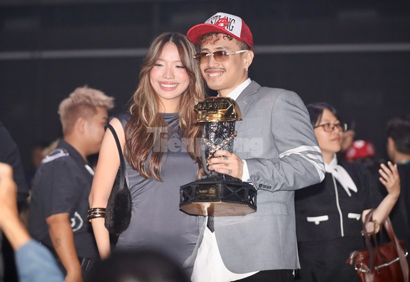 Vân Khánh - bạn gái Robber có mặt trong chung kết Rap Việt. Ảnh: Tiền Phong.