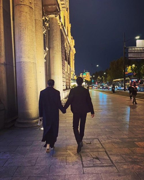 Chồng Hà Tăng khoe ảnh hẹn hò lãng mạn cách đây ít ngày. Ảnh: Instagram Louis Nguyễn.