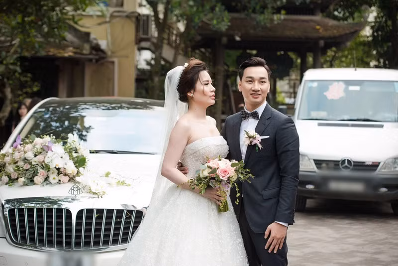 Vợ Thành Trung đang kinh doanh online. Ảnh: FB Thành Trung.