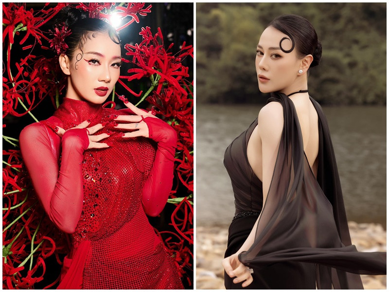 Phạm Lịch đang là đối thủ mạnh của Phương Oanh (phải) ở cuộc thi Bước nhảy hoàn vũ 2024. Ảnh: FB Phạm Lịch, Phương Oanh.