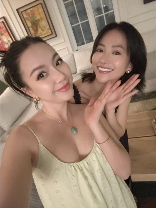 Băng Di gửi lời cảm ơn đến vợ chồng Tăng Thanh Hà vì bữa tiệc. Ảnh: FB Băng Di.