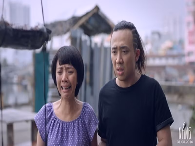 Trấn Thành và Thu Trang từng hợp tác trong phim Nắng phần 1 và 2. Ảnh: Dân Việt.