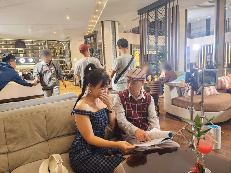 Chưa rõ vai diễn của Thanh Hương trong phim của đạo diễn Trần Bình Trọng. Ảnh: FB Trần Bình Trọng.