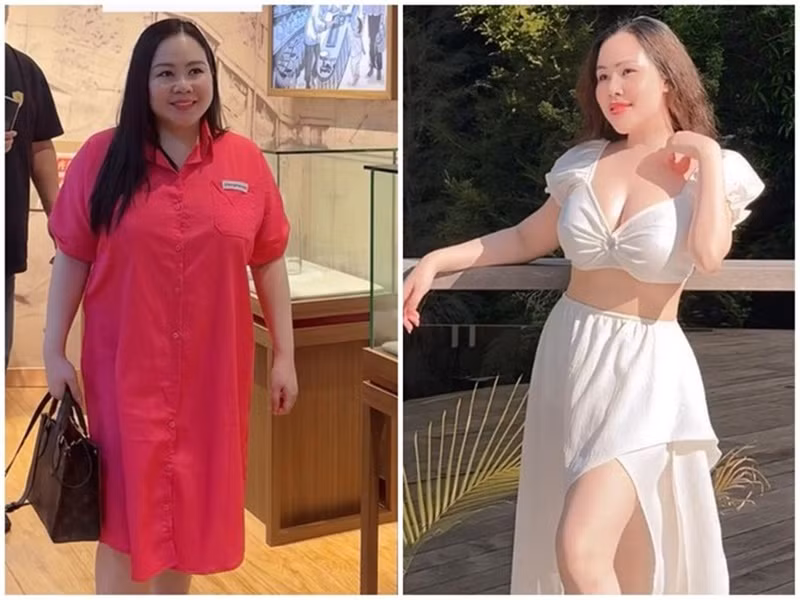 Người đẹp giảm thành công 16 kg sau khi có tình mới.