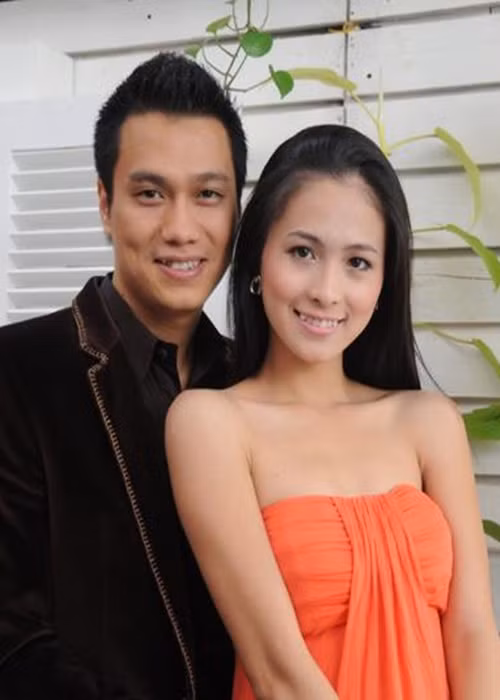 Thùy Trang từng đóng Gió nghịch mùa cùng Việt Anh, Lý Nhã Kỳ. Ảnh: FB Thùy Trang.