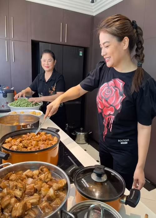 Nữ diễn viên thường tự nấu ăn tại nhà.