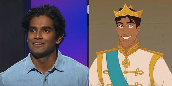 9X được nhiều người nhận xét giống với hoàng tử Naveen trong phim Công chúa và chàng ếch.