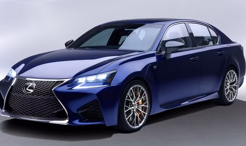4. Lexus GS F 2016: Cạnh tranh với BMW M5, Lexus GS F sở hữu động cơ hút khí tự nhiên 5.0L V8, công suất 467 mã lực, mô-men xoắn 527 Nm, kèm hộp số tự động 8 cấp với chế độ chuyển sang số sàn...