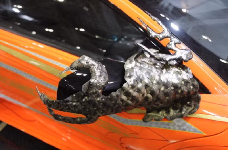 ... Với những hoa văn trang trí đậm chất châu Á đã diễn ra trên một chiếc xe của người Ý, chiếc xe này quả thật rất khác so với các thiết kế trước đây. Ngoài ra, xe còn được trang trí bộ móng vuốt rồng tạo nên điểm nhấn đặc sắc.