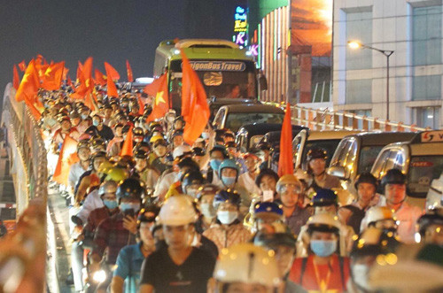 CSGT TP.HCM xử lý hàng trăm trường hợp "đi bão" vi phạm TTATGT.