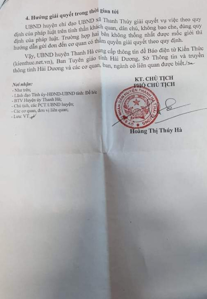 Vu tranh chap dat dai tai Thanh Ha, Hai Duong: UBND huyen len tieng-Hinh-3