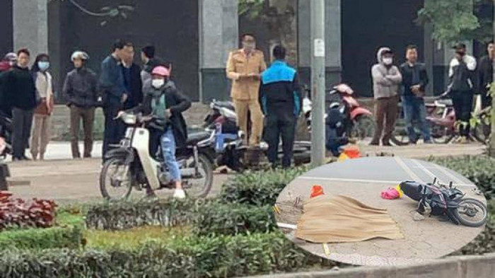 Dam vao goc cay khi di le chua, nguoi phu nu tu vong