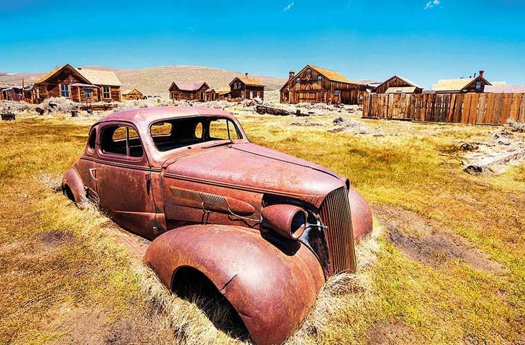 Thị trấn Bodie ở Mỹ này từng là nơi thu hút nhiều thợ khai thác vàng. Tuy nhiên, giờ đây nó chỉ là một vùng đất bỏ hoang, đôi khi có du khách vãng lai.