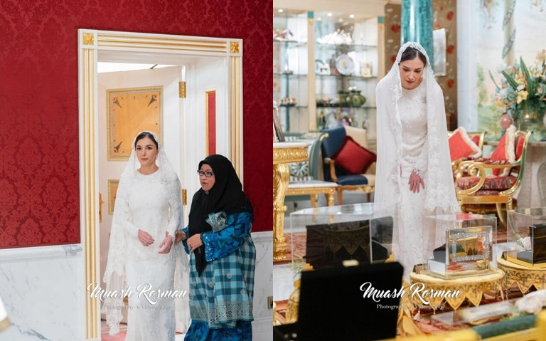 Cô dâu của Hoàng tử Brunei rạng rỡ trong lễ chúc phúc - Hình 2 Co dau cua Hoang tu Brunei rang ro trong le chuc phuc-Hinh-2